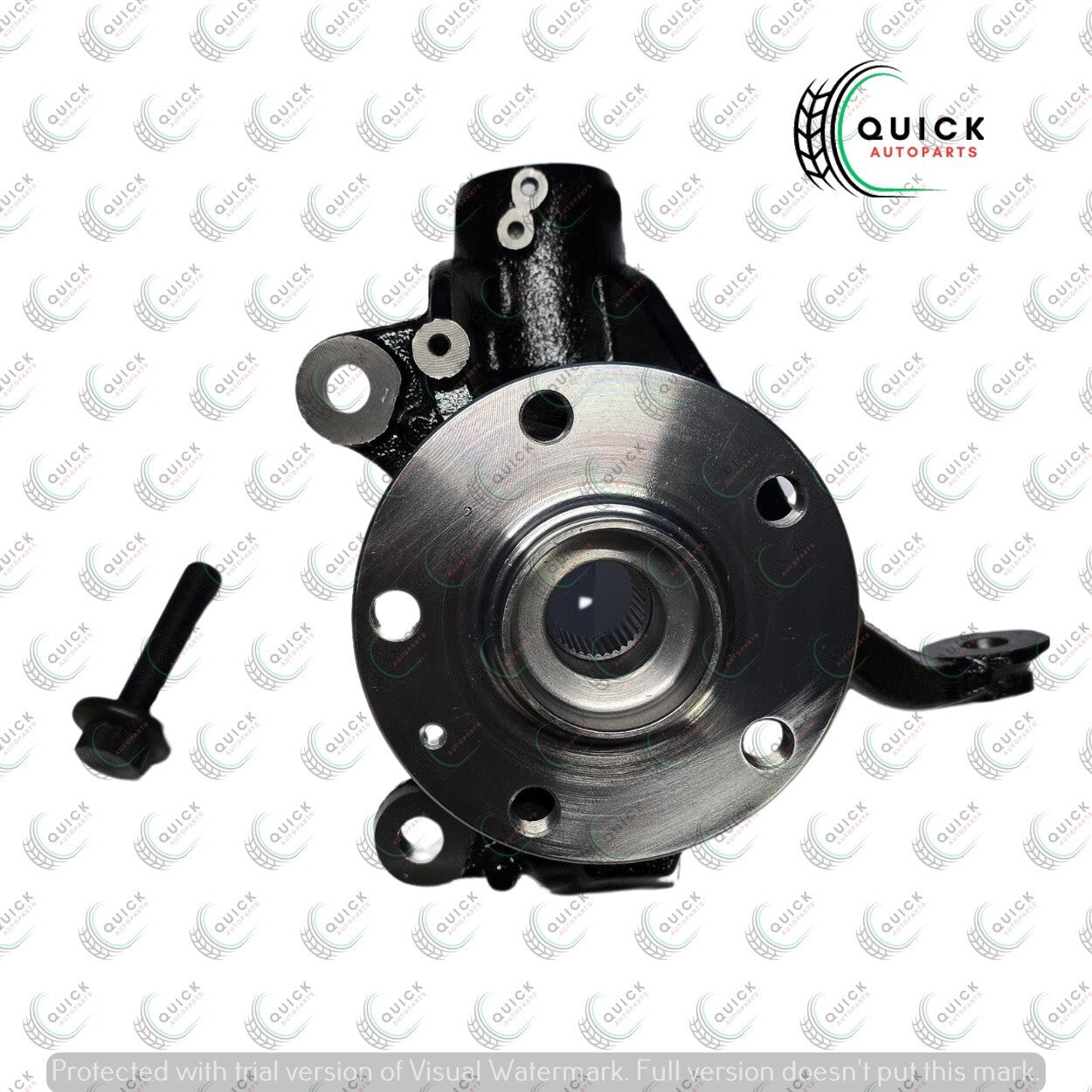 VW GOLF 2013-2020 FRONT DRIVER SIDE WHEEL HUB KNUCKLE & BEARING 5Q0407256Q NEW