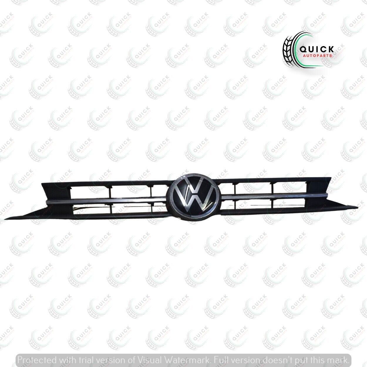 VW POLO MK6 2018-2021 MAIN CENTRE FRONT BUMPER GRILLE GRILL & BADGE 2GS853651A