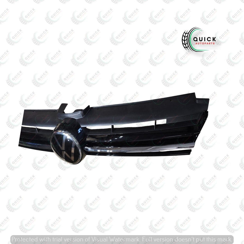 VW GOLF (5G) MK7 2013-2020 MAIN CENTRE GRILL GRILLE CHROME & BADGE 5G0853651L
