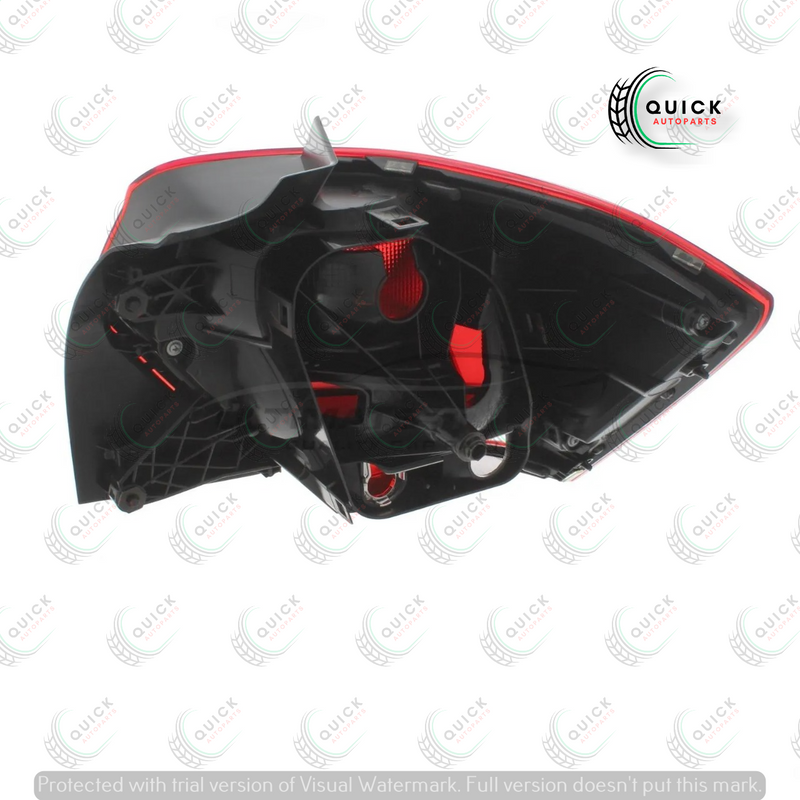 VW Polo 2017-2022 Dark Red Tail Light Passenger Side 2G0945095C
