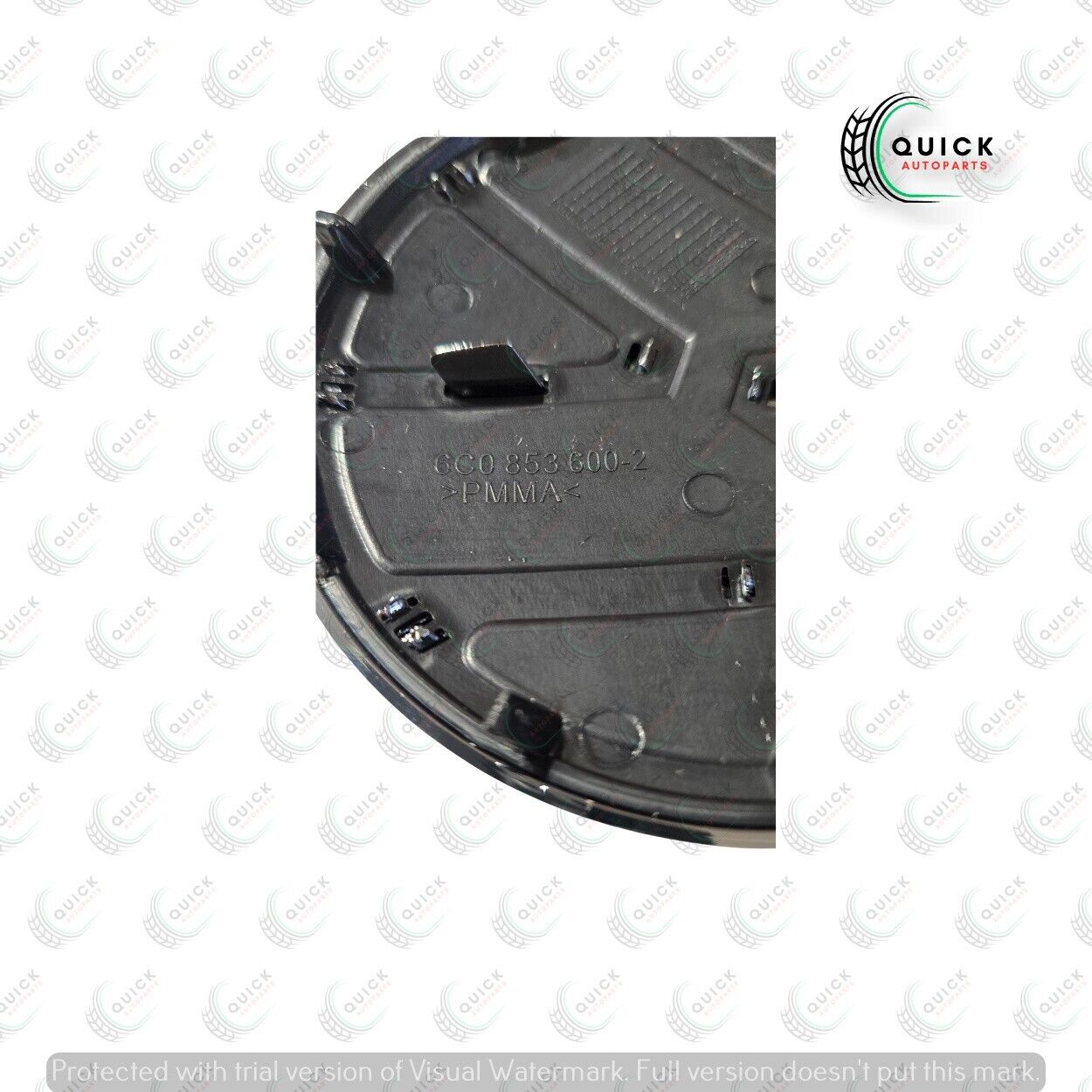 VW POLO 6C MK5 2014-2017 CENTRE GRILLE GRILL CHROME EMBLEM BADGE 6C0853600 NEW
