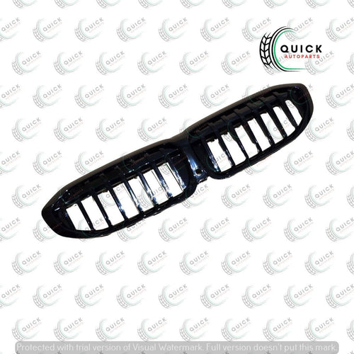 FOR BMW 3 SERIES G20 G21 2019- 2024 CENTRE KIDNEY GRILLE GRILL BLACK GLOSS NEW
