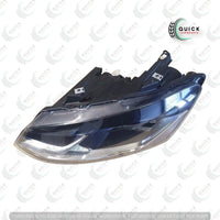 VW POLO 6R 2014- PASSENGER SIDE LEFT BLACK HALOGEN HEADLIGHT WITH MOTOR