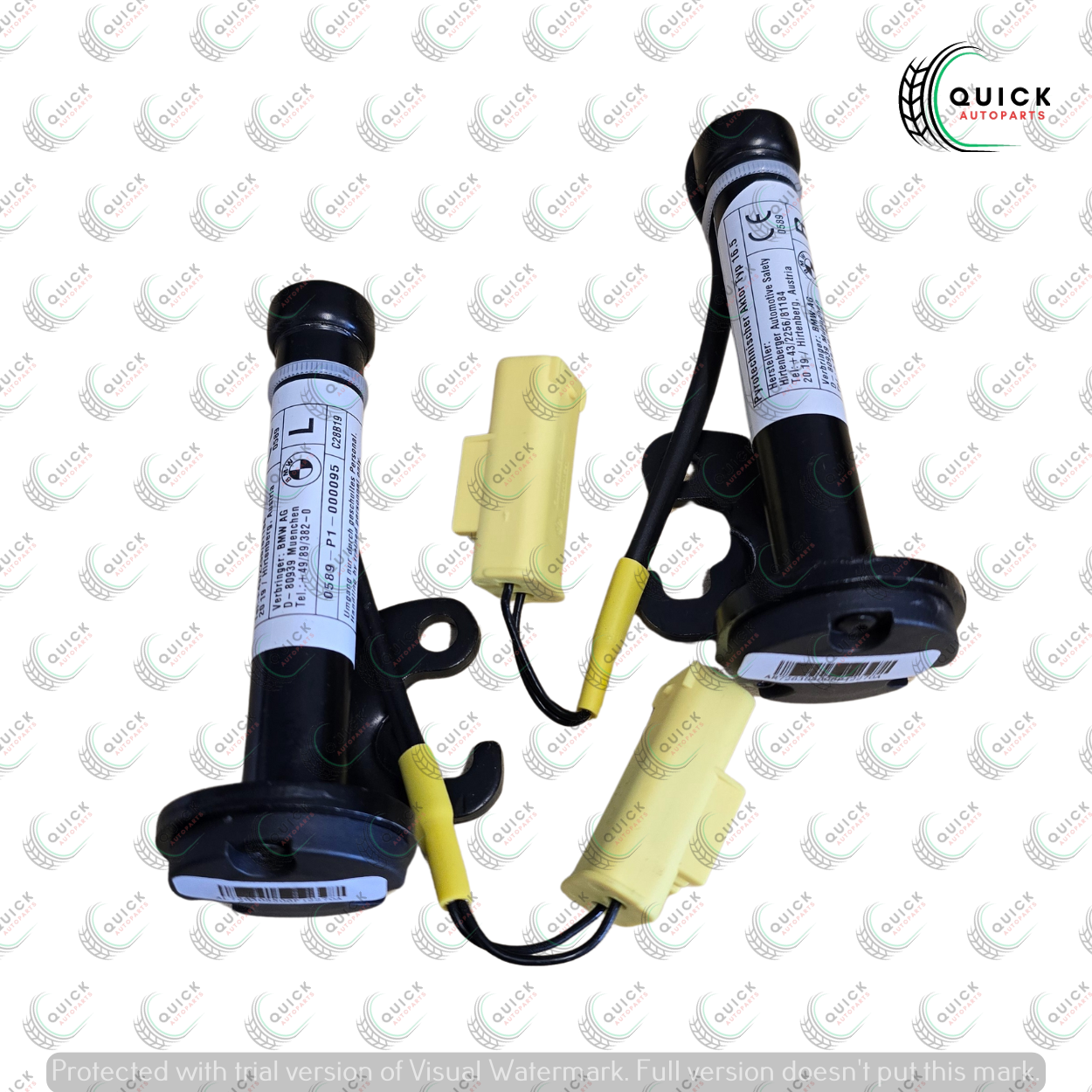 BMW 6 SERIES GRAN COUPE 2012–2018 PAIR LEFT RIGHT BONNET ACTUATORS 51237263055/6