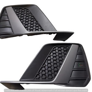AUDI A1 GB 2019-ON LEFT RIGHT FRONT PAIR BUMPER GRILLE SATIN GREY 82A807679E 80E