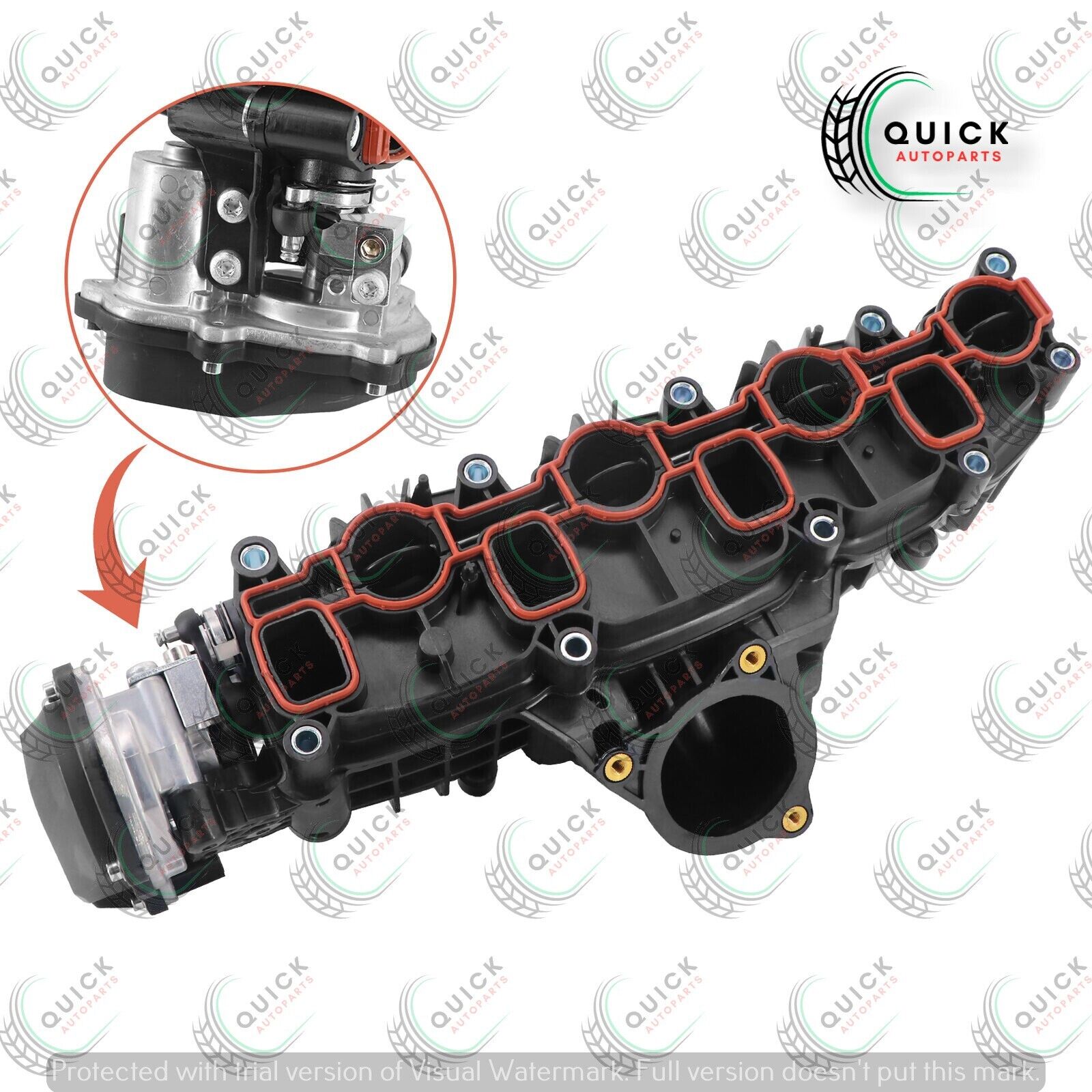 VW GOLF 2009-2011 2.0 TDi INTAKE INLET MANIFOLD 03L129711AG 03L129086 NEW