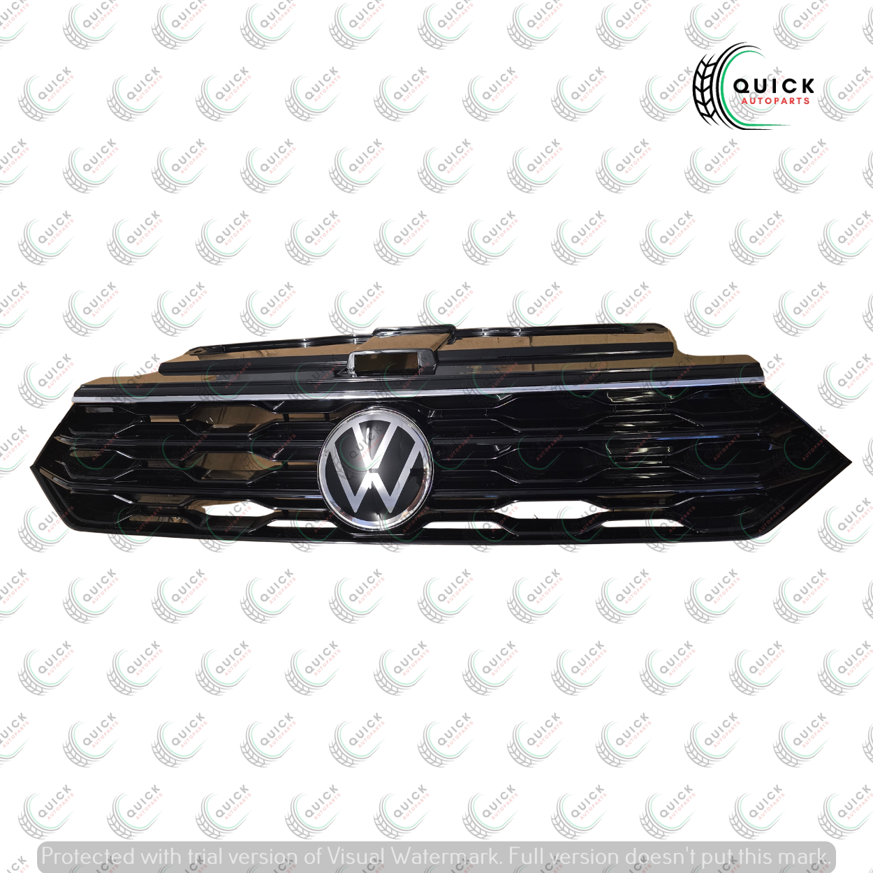 VW T ROC 2018-2025 FRONT CENTER MAIN GRILLE WITH EMBLEM BADGE 2GA853651E NEW