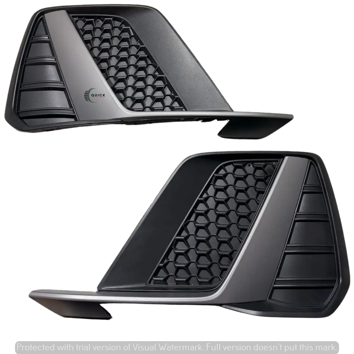 AUDI A1 GB 2019-ON LEFT RIGHT FRONT PAIR BUMPER GRILLE SATIN GREY 82A807679E 80E
