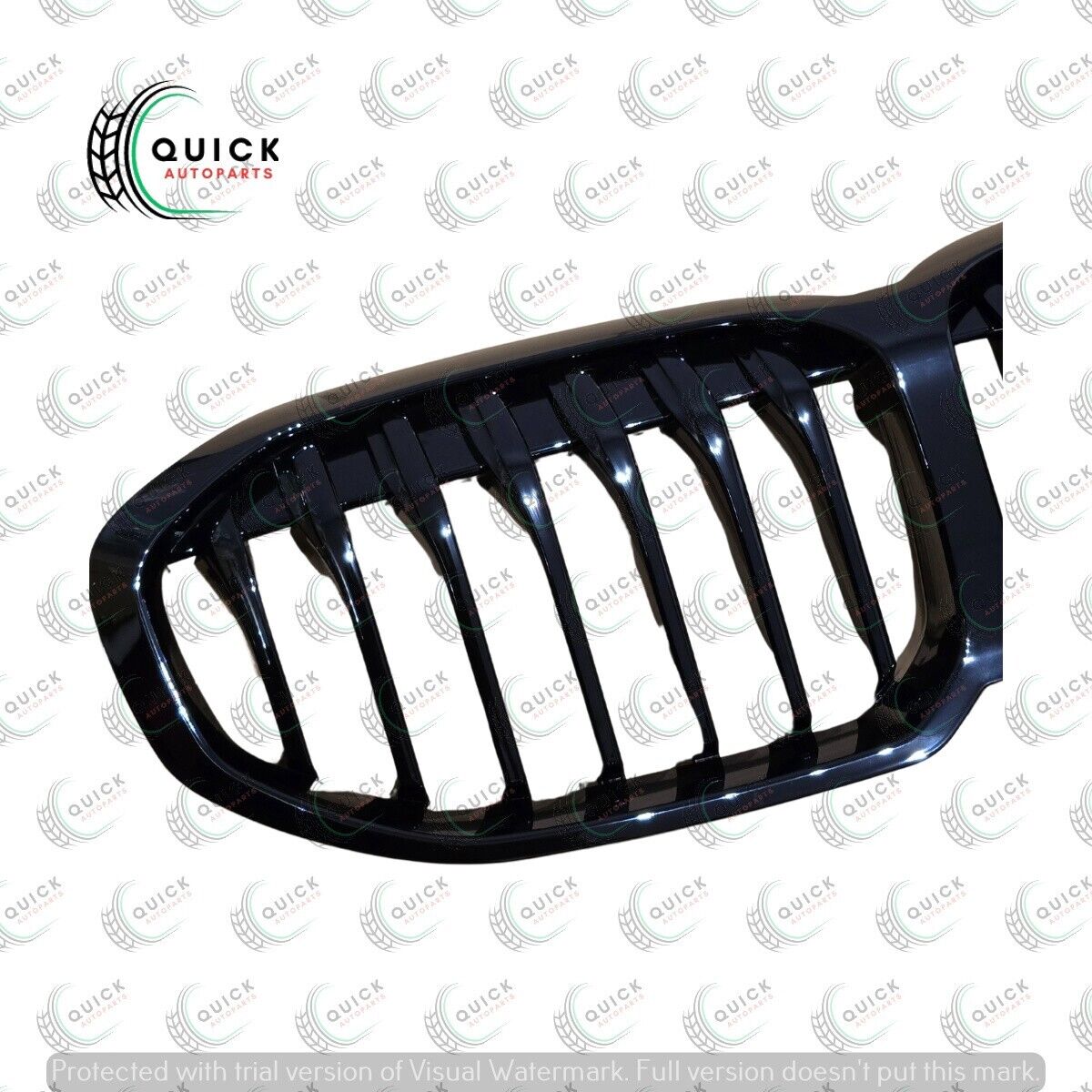 FOR BMW 1 SERIES F40 F41 2019- 2024 CENTRE KIDNEY GRILLE GRILL BLACK GLOSS NEW