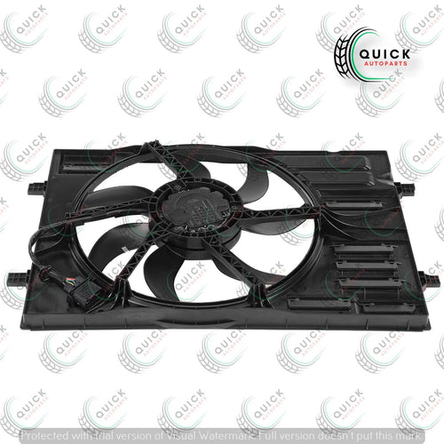 VW PASSAT 2018-2024 RADIATOR COOLING FAN 5Q0121203DE 5Q0121203CB NEW