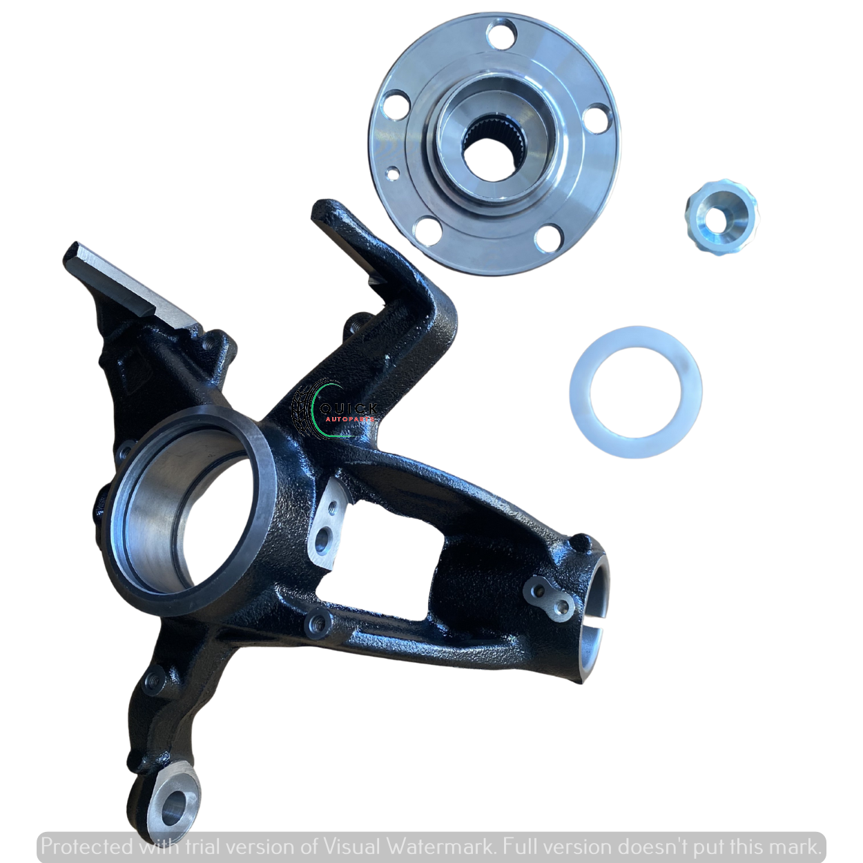 VW POLO AE 2018-24 FRONT PASSENGER SIDE WHEEL HUB KNUCKLE & BEARING 2Q0407255AF
