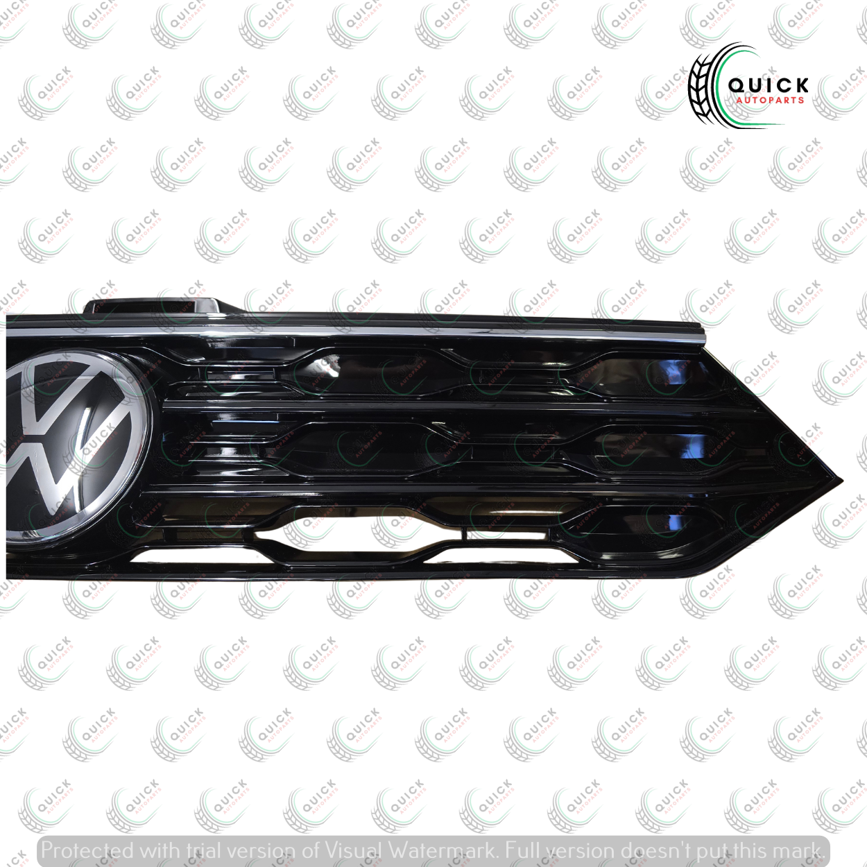 VW T ROC 2018-2025 FRONT CENTER MAIN GRILLE WITH EMBLEM BADGE 2GA853651E NEW