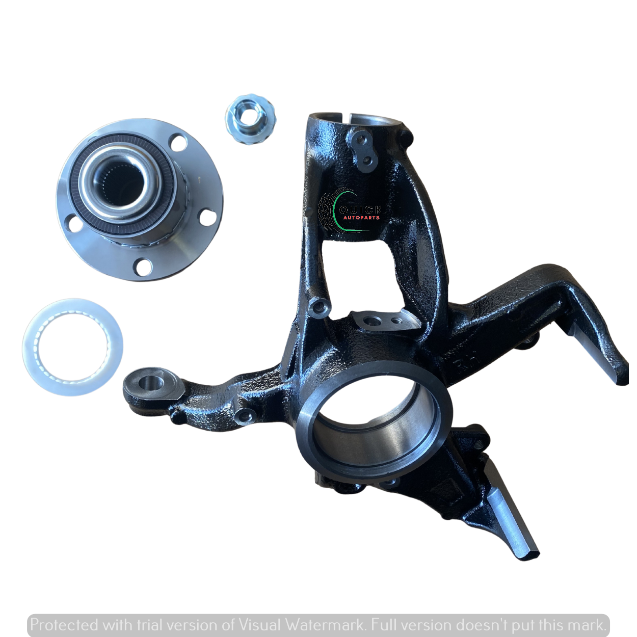 VW POLO AE 2018-2024 FRONT DRIVER SIDE WHEEL HUB KNUCKLE & BEARING 2Q0407256AF