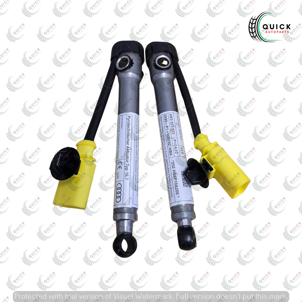 AUDI Q7 2016-24 PAIR LEFT & RIGHT BONNET ACTUATORS 4M0823823 4M0823823B (Copy)