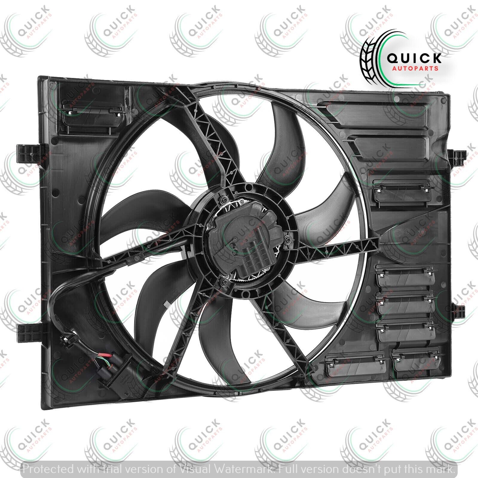 VW GOLF 2014-2021 RADIATOR COOLING FAN 5Q0121203DE 5Q0121203CB NEW
