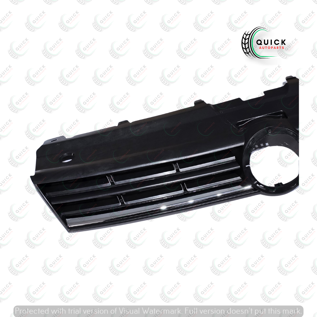VW POLO 6C MK5 2014-2017 MAIN CENTRE FRONT BUMPER RADIATOR GRILLE 6C0853653 NEW
