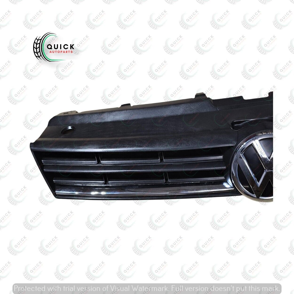 VW POLO 6C MK5 2014-2017 MAIN CENTRE FRONT BUMPER GRILLE GRILL BADGE 6C0853653