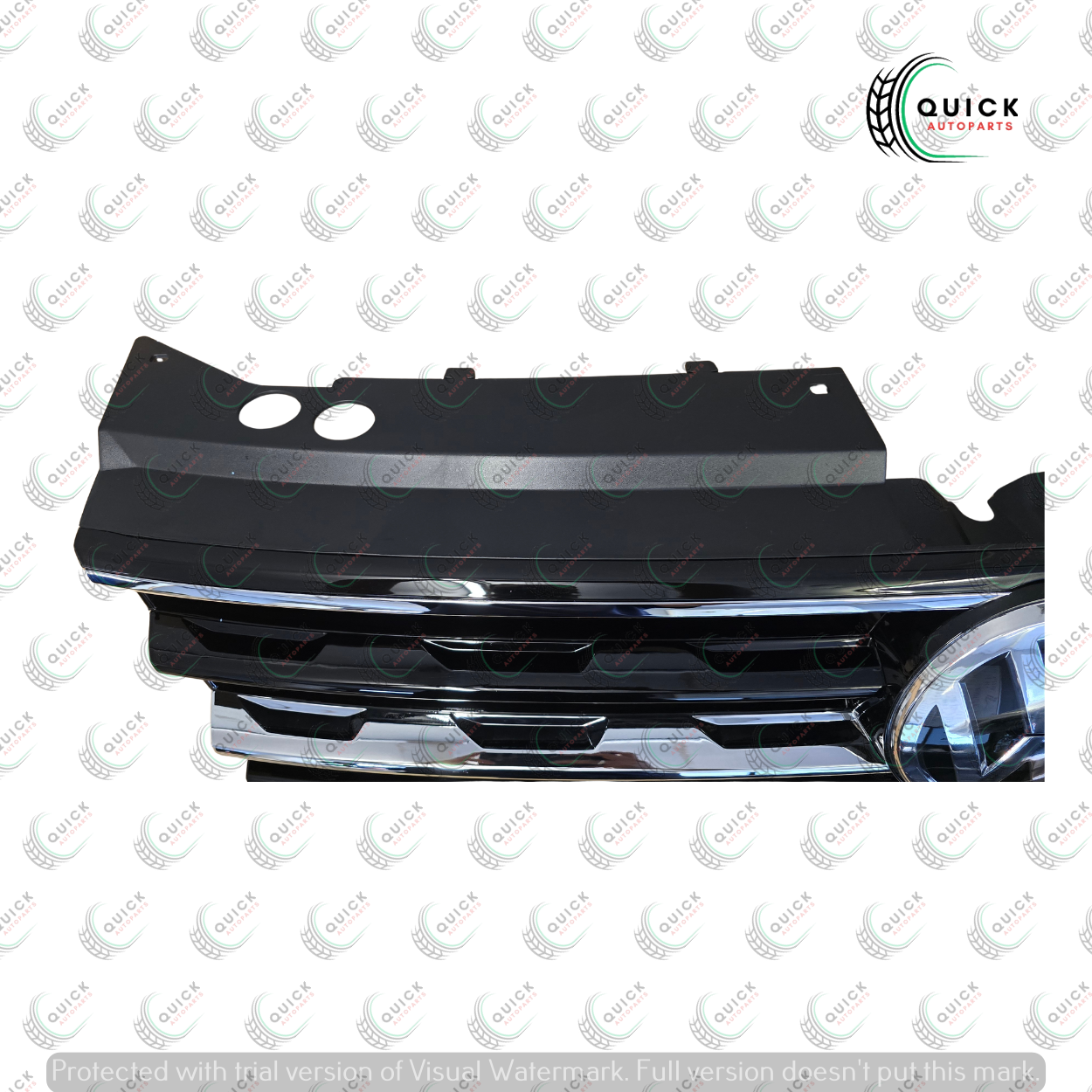 VW TIGUAN 2016-2021 FRONT CENTER MAIN GRILLE WITH EMBLEM BADGE 5NA853651G NEW