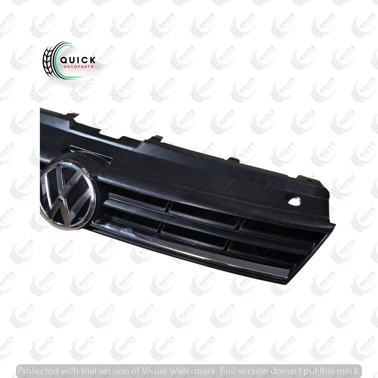 VW POLO 6C MK5 2014-2017 MAIN CENTRE FRONT BUMPER GRILLE GRILL BADGE 6C0853653