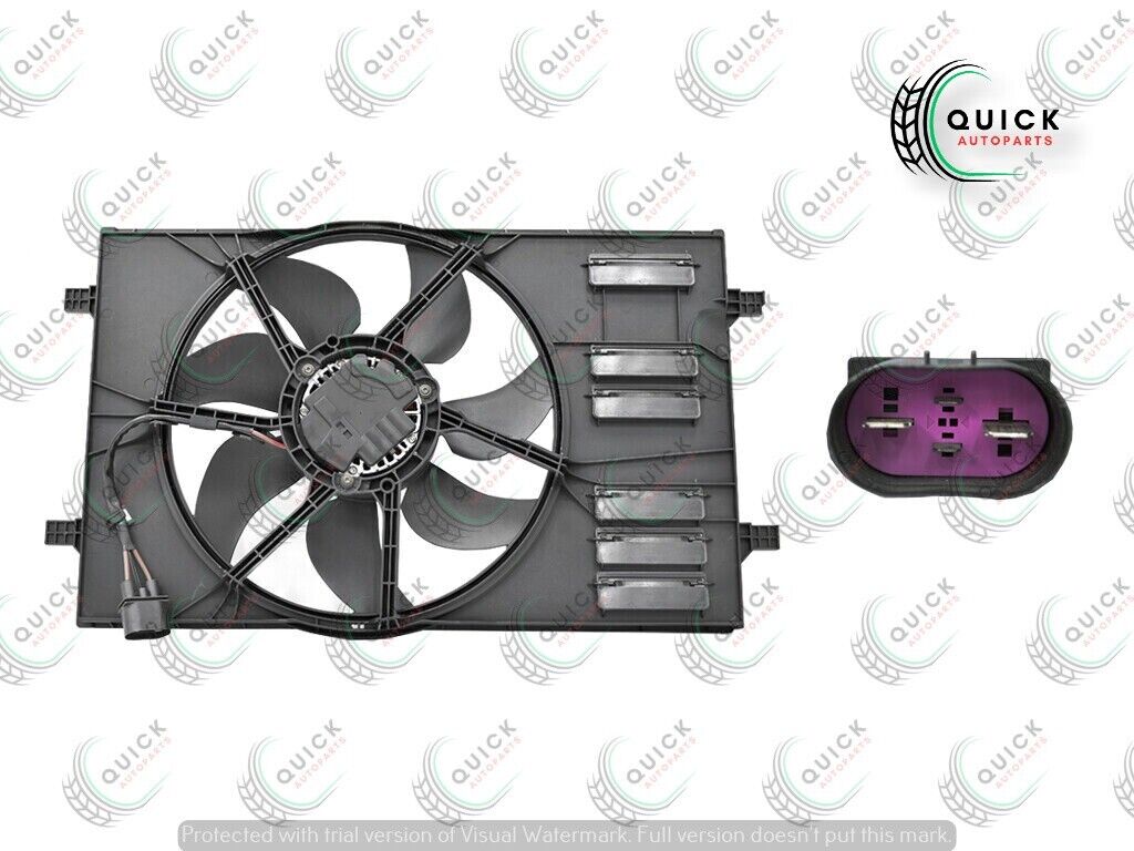 AUDI Q2 2017- RADIATOR COOLING FAN 5Q0121203CC 5WA121203G NEW