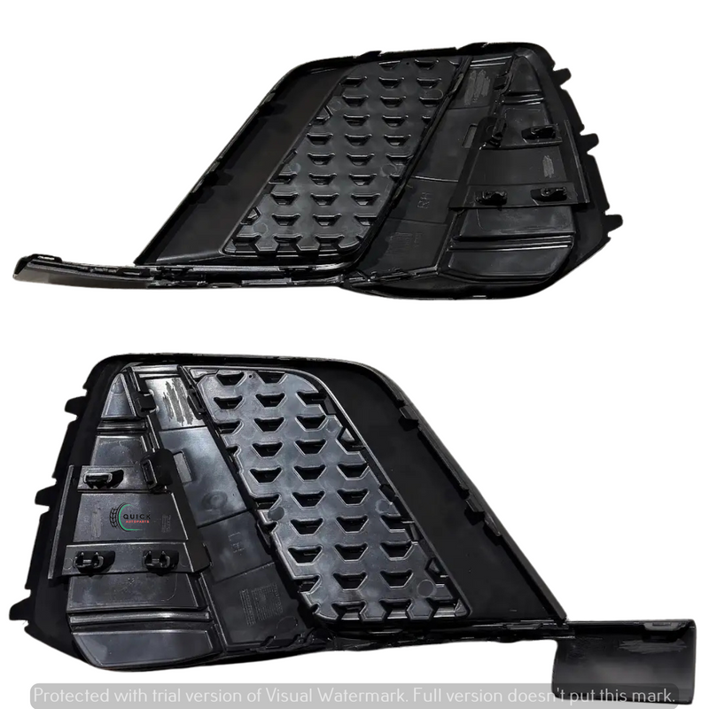 AUDI A1 GB 2019-ON FRONT PAIR BUMPER GRILLE SATIN GREY 82A807679E 82A807680E NEW