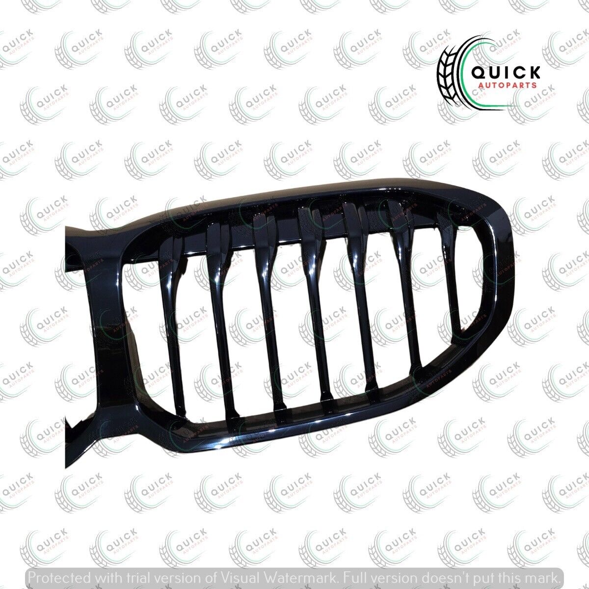 FOR BMW 1 SERIES F40 F41 2019- 2024 CENTRE KIDNEY GRILLE GRILL BLACK GLOSS NEW
