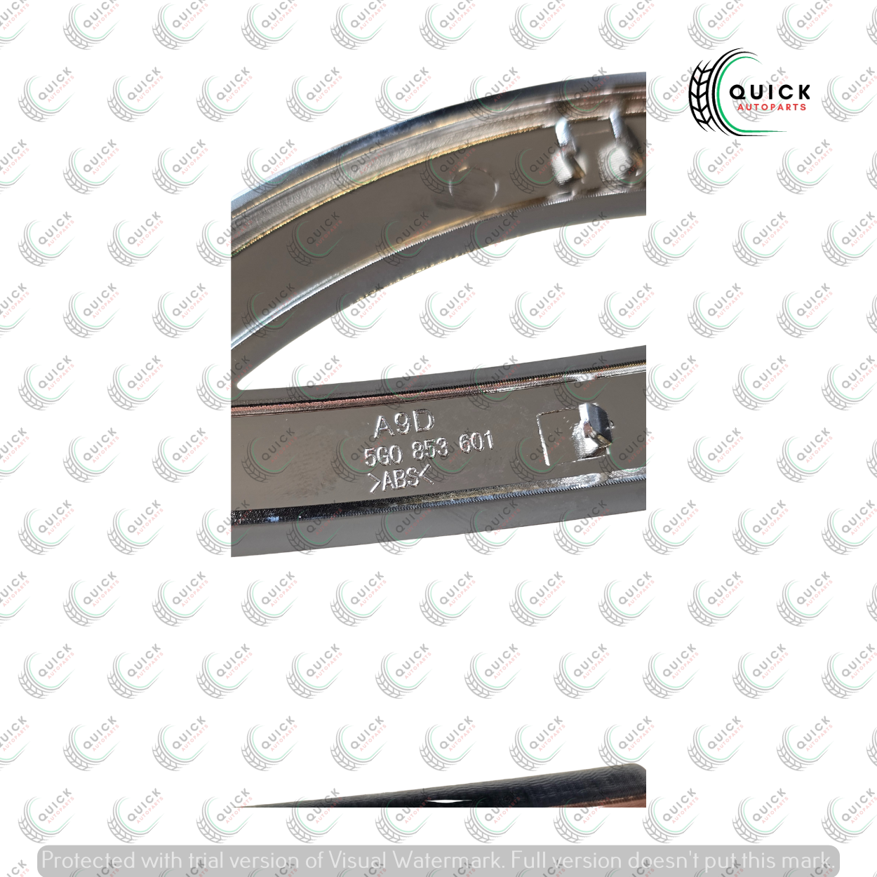 FITS VW GOLF MK7 13-2017 CENTRE GRILL GRILLE CHROME EMBLEM BADGE 5G0853601