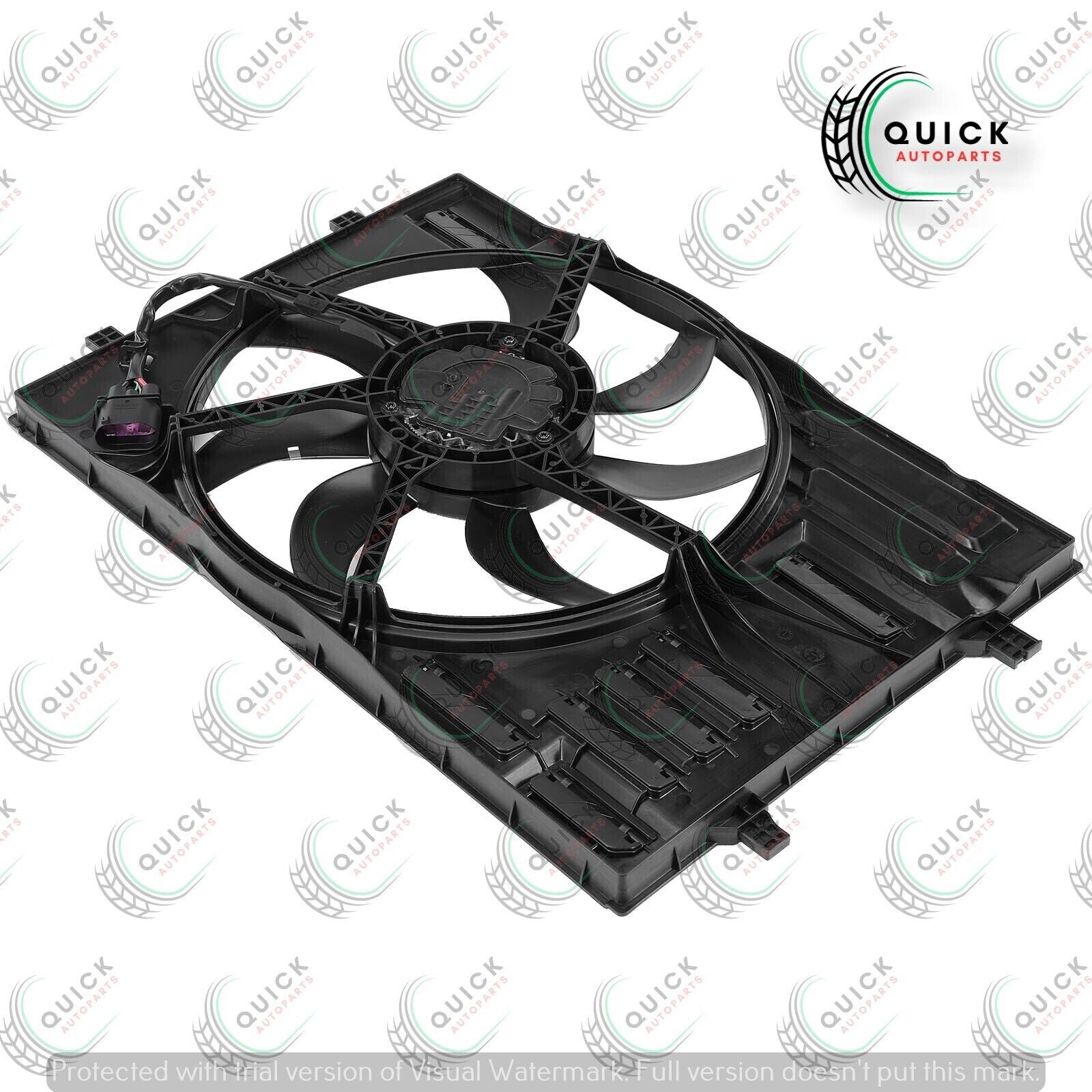 VW TIGUAN TAOS T-ROC 2016-2024 RADIATOR COOLING FAN 5Q0121203DE 5Q0121203CB NEW