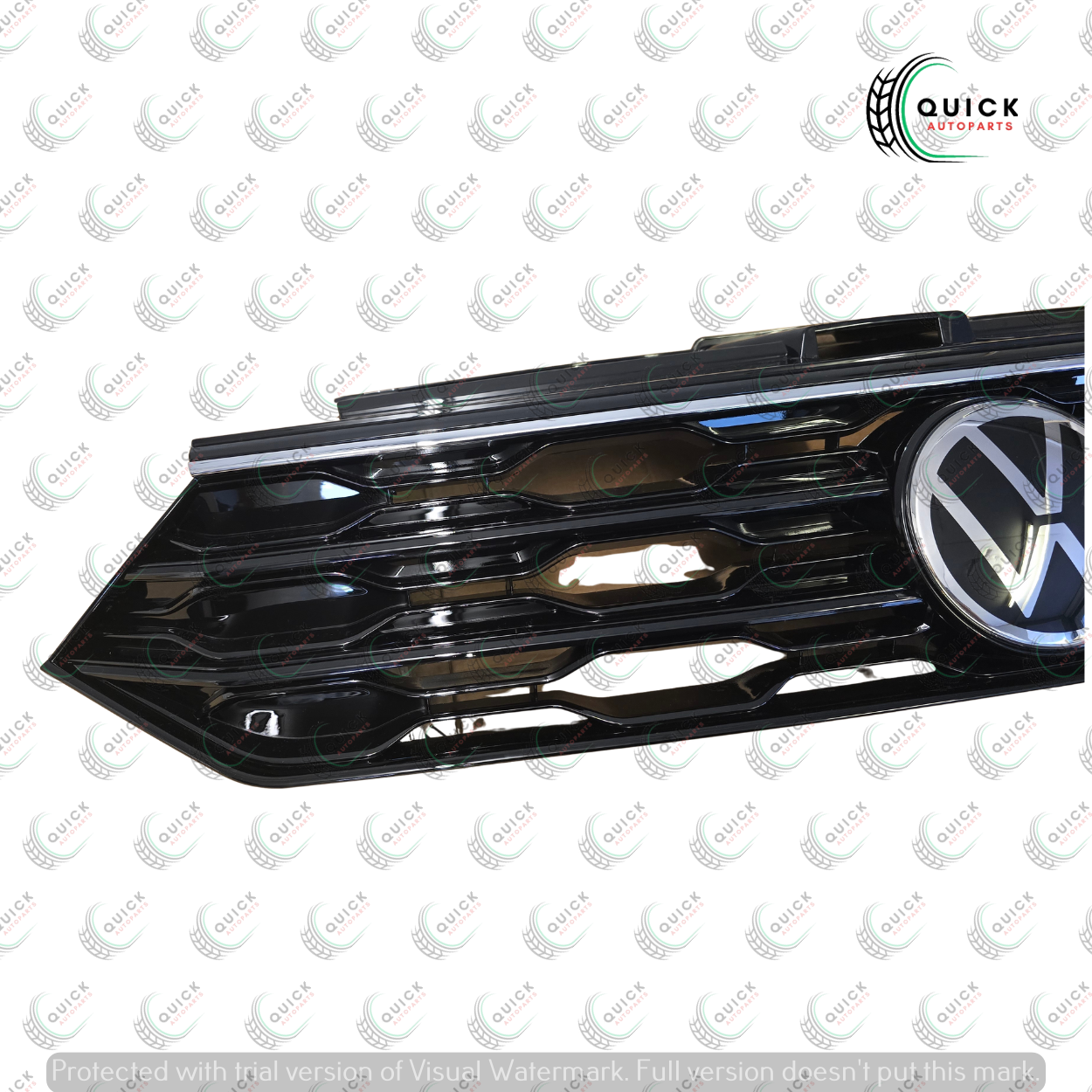 VW T ROC 2018-2025 FRONT CENTER MAIN GRILLE WITH EMBLEM BADGE 2GA853651D NEW