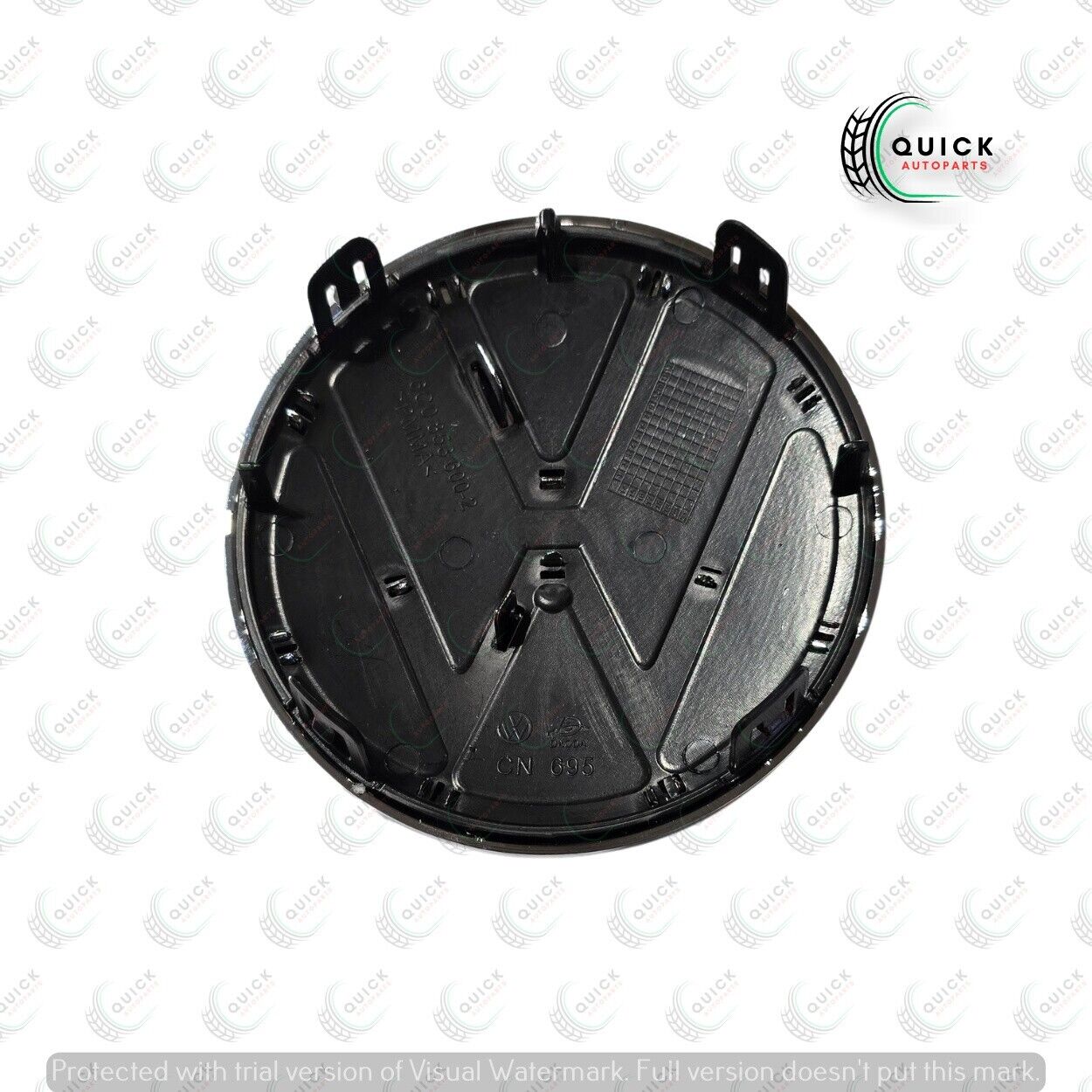 VW POLO 6C MK5 2014-2017 CENTRE GRILLE GRILL CHROME EMBLEM BADGE 6C0853600 NEW