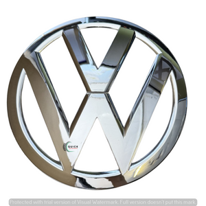 VW CAMPER 2004-ON FRONT CENTRE GRILLE EMBLEM BADGE 7E0853601G NEW