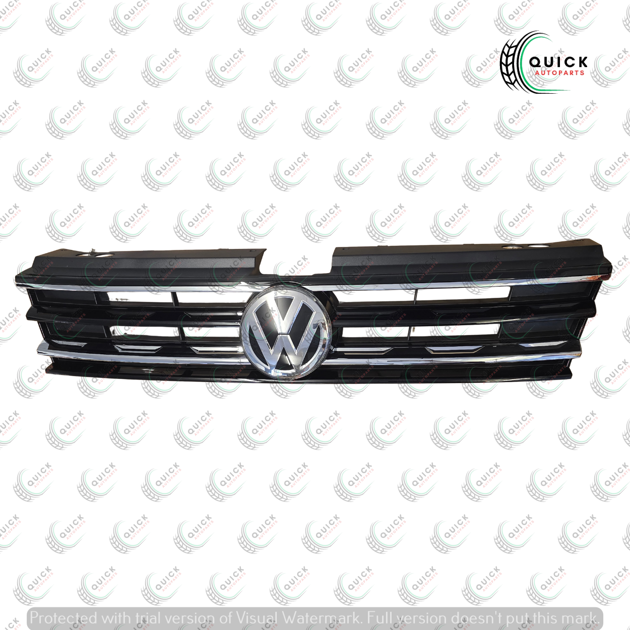 VW TIGUAN 2016-21 FRONT CENTER MAIN GRILLE WITH EMBLEM BADGE 5NA853651G NEW