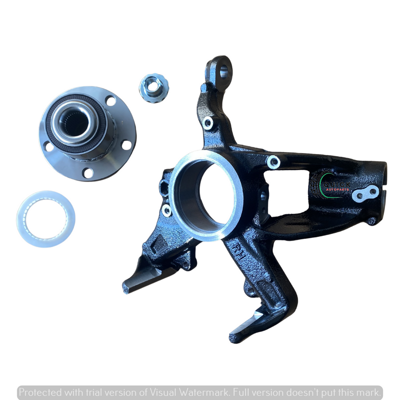 SEAT IBIZA KJ 2018-24 FRONT DRIVER SIDE WHEEL HUB KNUCKLE & BEARING 2Q0407256AF