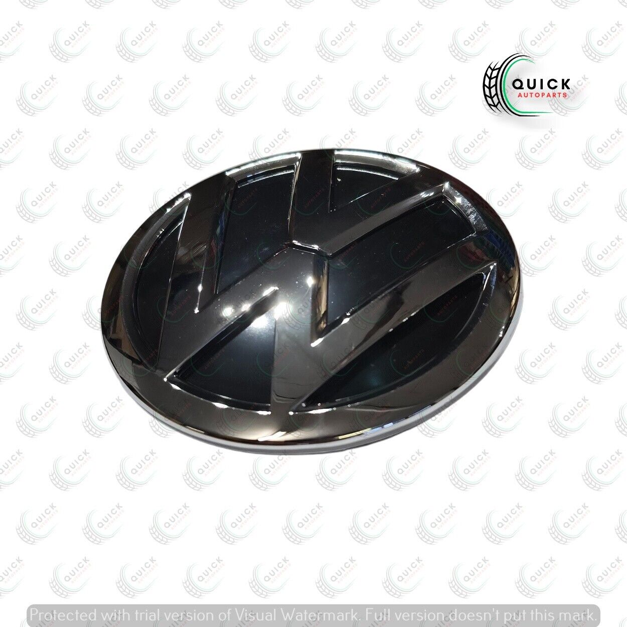 VW POLO 6C MK5 2014-2017 CENTRE GRILLE GRILL CHROME EMBLEM BADGE 6C0853600 NEW