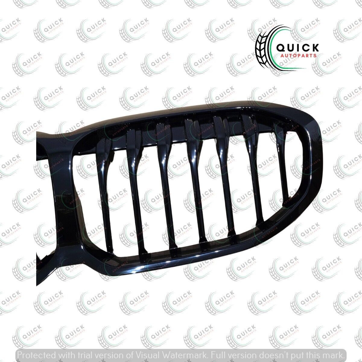 FOR BMW 1 SERIES F40 F41 2019- 2024 CENTRE KIDNEY GRILLE GRILL BLACK GLOSS NEW