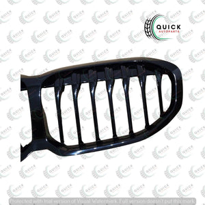 FOR BMW 1 SERIES F40 F41 2019- 2024 CENTRE KIDNEY GRILLE GRILL BLACK GLOSS NEW