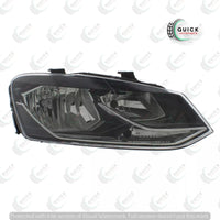 VW POLO 2017- MK6 HEADLIGHT HEADLAMP RIGHT DRIVERS SIDE HALOGEN 2G2941006