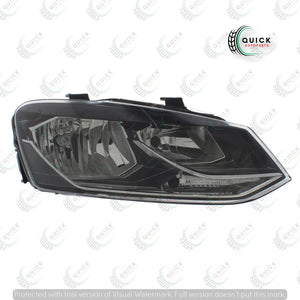 VW POLO 2017- MK6 HEADLIGHT HEADLAMP RIGHT DRIVERS SIDE HALOGEN 2G2941006