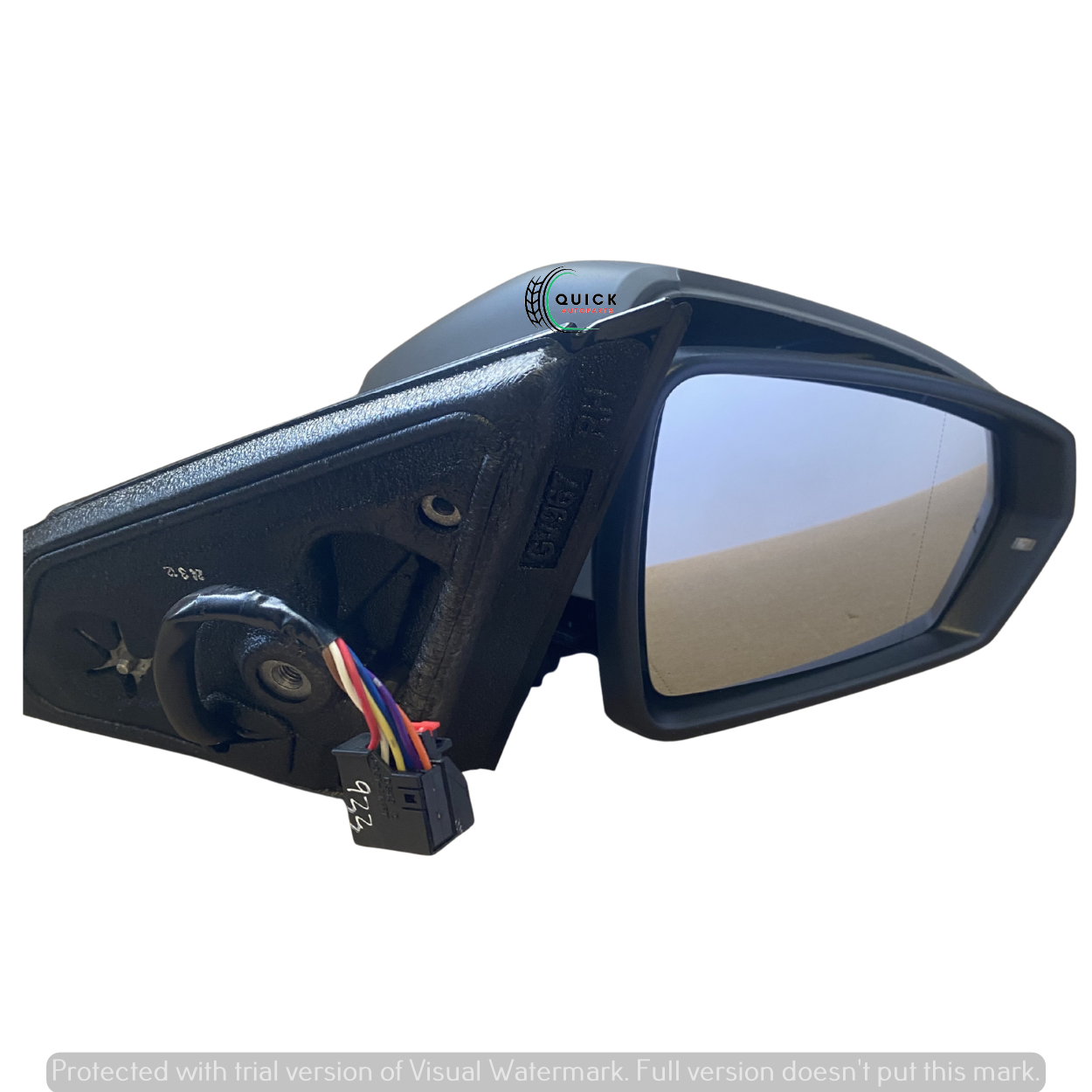 VW POLO AW 2017-2024 DRIVER SIDE DOOR WING MIRROR POWERFOLD ELECTRIC PRIMED NEW