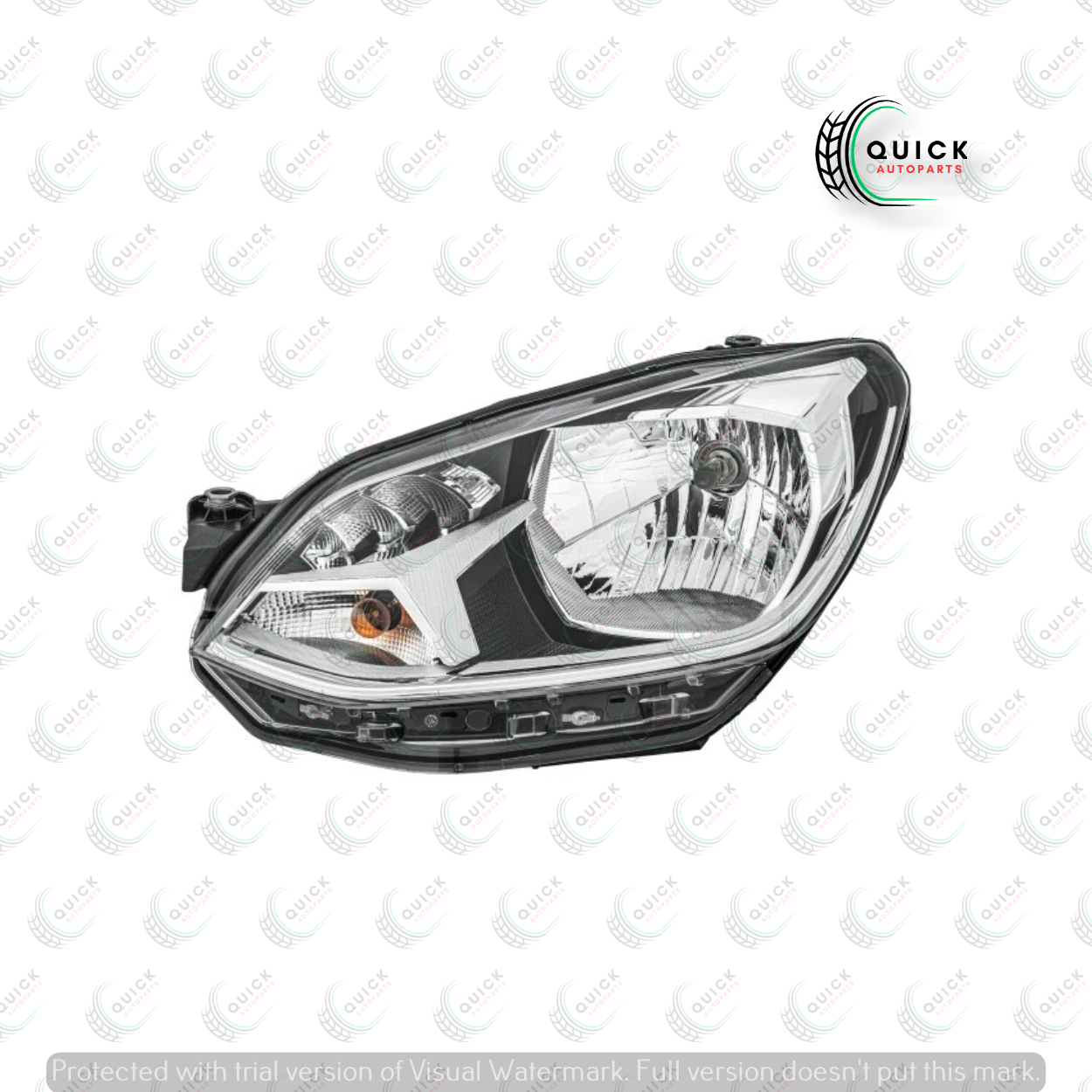 HELLA GENUINE VW UP 2012-2016 Left Side Passenger Chrome Headlight 1S2941015AA