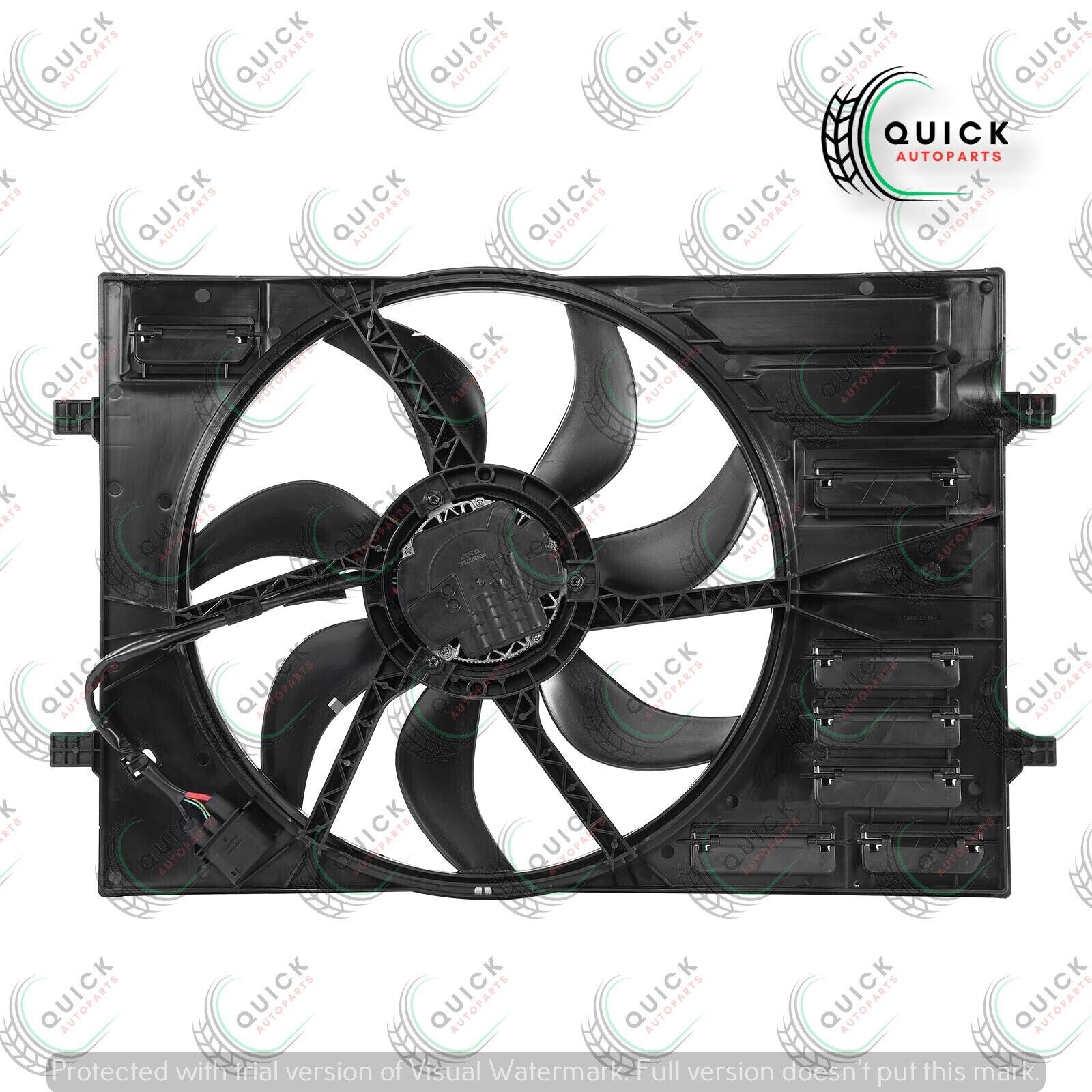 VW GOLF 2014-2021 RADIATOR COOLING FAN 5Q0121203DE 5Q0121203CB NEW