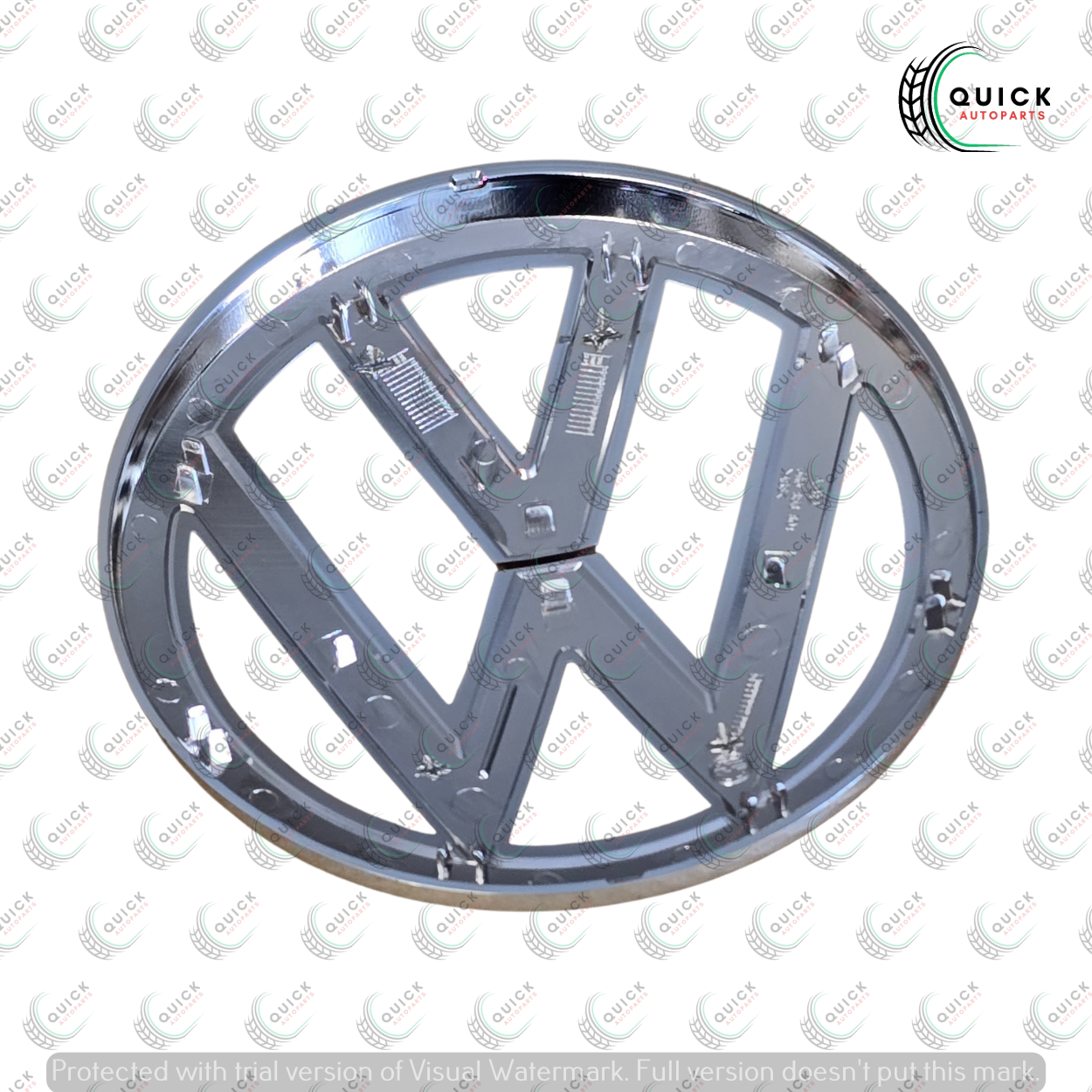 FITS VW GOLF MK7 2013-17 CENTRE GRILL GRILLE CHROME EMBLEM BADGE 5G0853601 NEW
