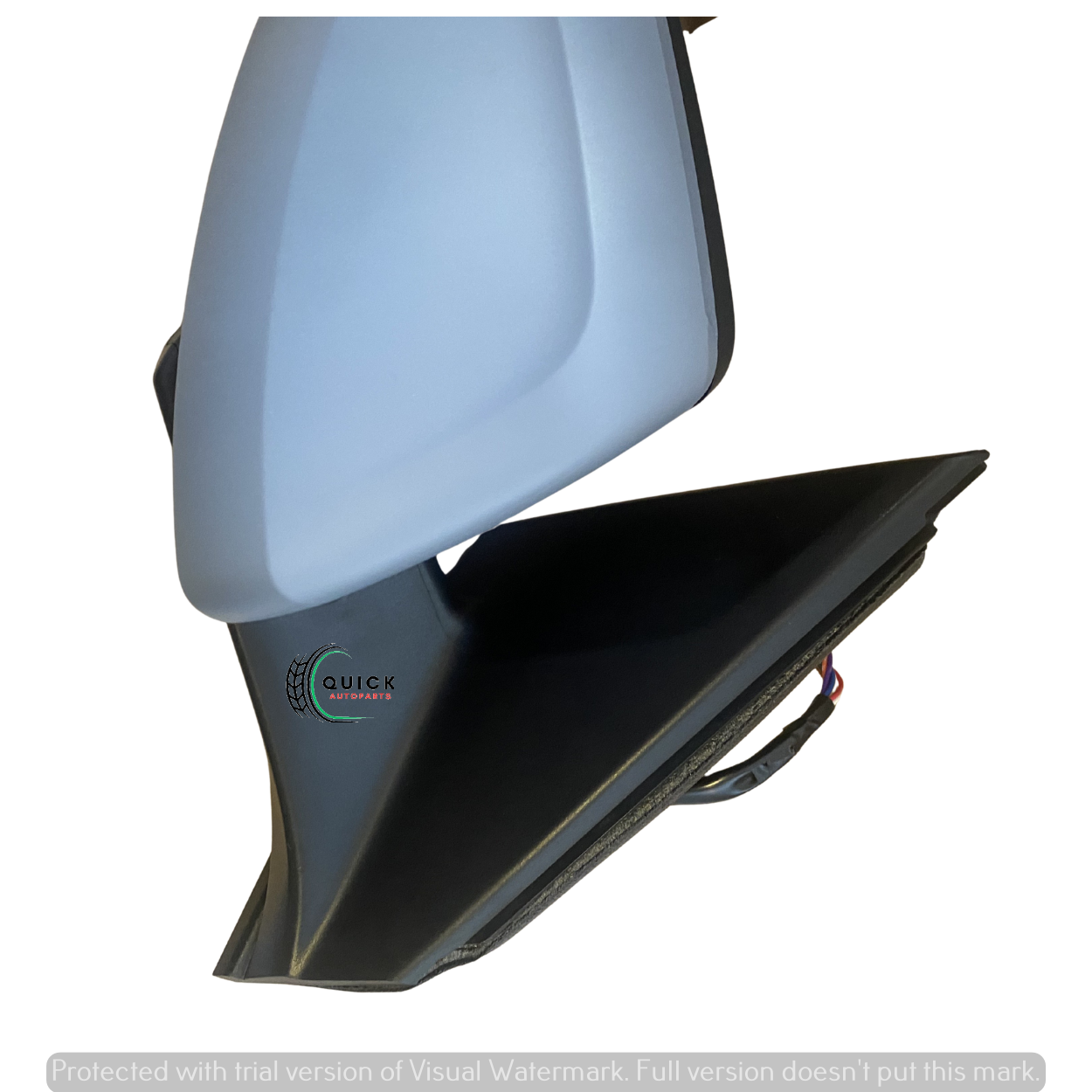 VW POLO AW 2017-2024 DRIVER SIDE DOOR WING MIRROR POWERFOLD ELECTRIC PRIMED NEW