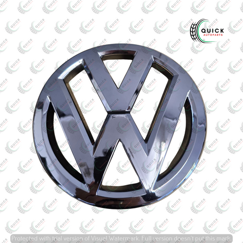 VW POLO 6R 2010-2014 CENTRE GRILLE GRILL CHROME EMBLEM BADGE 6R0853600A NEW