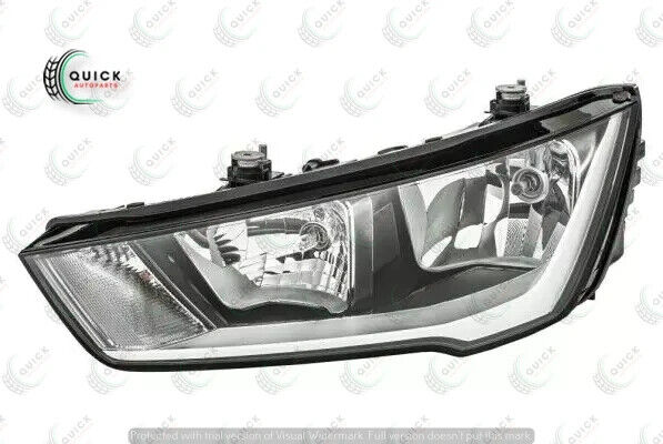 Audi A1 8X 2015-2019 Headlight Left Passenger Side Chrome 8XA941003A