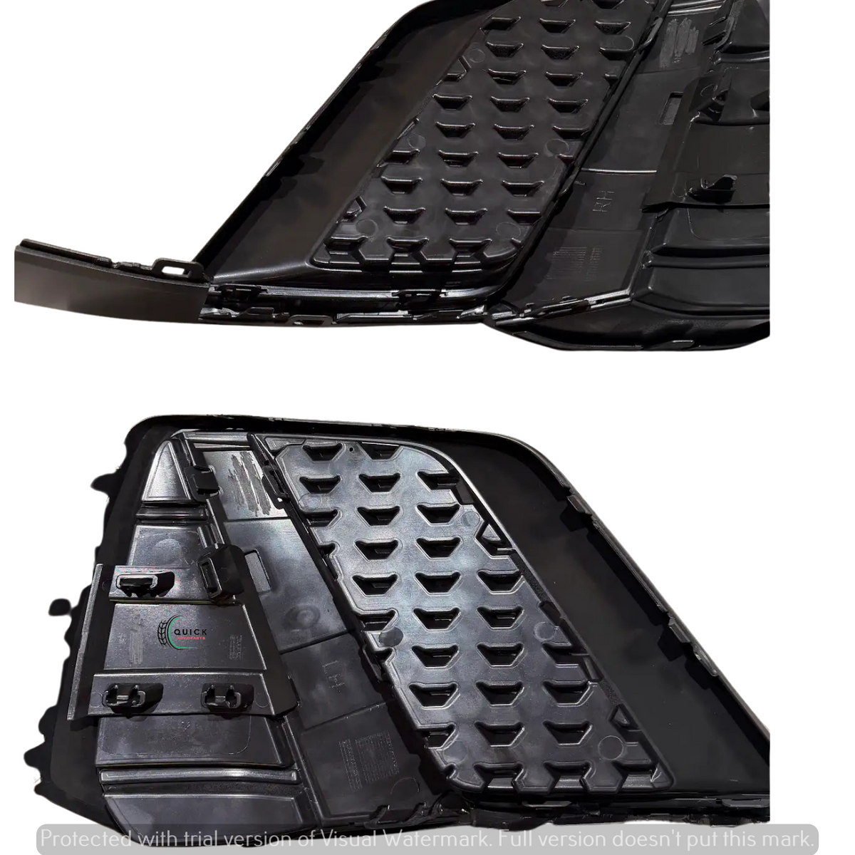 AUDI A1 GB 2019-ON FRONT PAIR BUMPER GRILLE SATIN GREY 82A807679E 82A807680E NEW