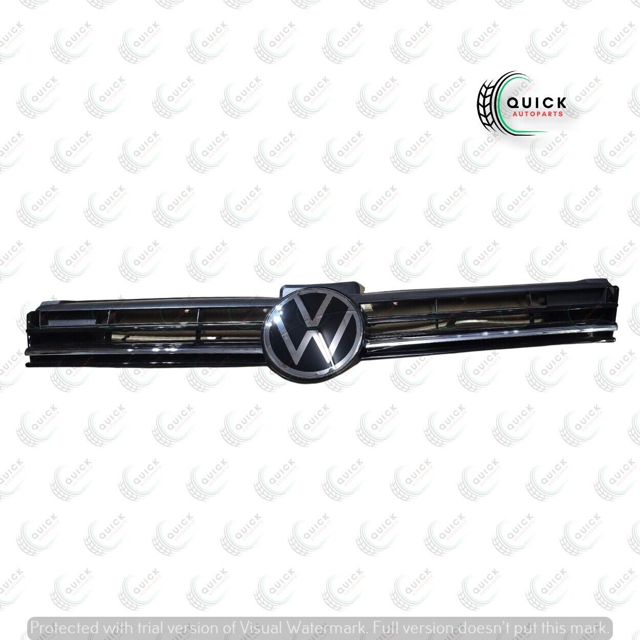VW GOLF (5G) MK7 2013-2020 MAIN CENTRE GRILL GRILLE CHROME & BADGE 5G0853651L