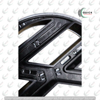 VW POLO 6R 2010-2014 CENTRE GRILLE GRILL CHROME EMBLEM BADGE 6R0853600A NEW