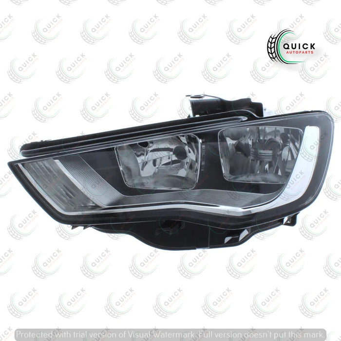 Audi A3 2012-2021 Headlight Black Inner With Motor Left Side Passenger Side