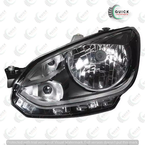 VW UP 2012-2016 Chrome Headlight Left Side Passenger Side 1S2941015L